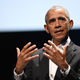 Former U.S. President Barack Obama speaks during the Copenhagen Democracy Summit at The Royal Danish Playhouse (Skuespilhuset) in Copenhagen, on June 10. 2022
